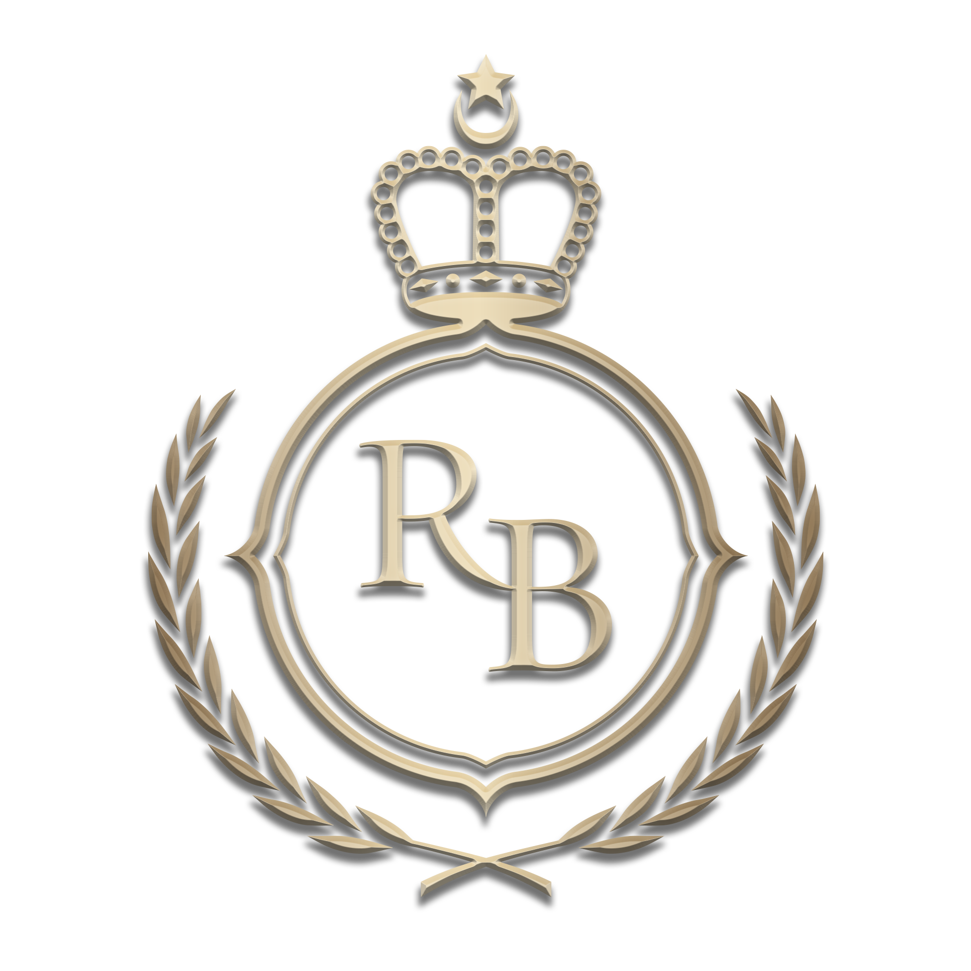 Logo Royal Bank with letters RB inside a crown and laurel circle – part of the RCCG Group, Royal Bank Platform connects regulated banking and financial institutions worldwide, providing stability and security within the Royal Ecosystem.